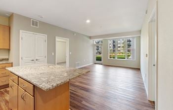 Luxury vinyl wood-plank flooring